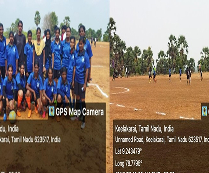 Thassim Beevi Alagappa Inter College Football Tournment from 19.10.2023 to 20.10.2023