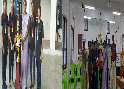 Thassim Beevi Alagappa Inter College Table tennis Tournment on 11.09.2023